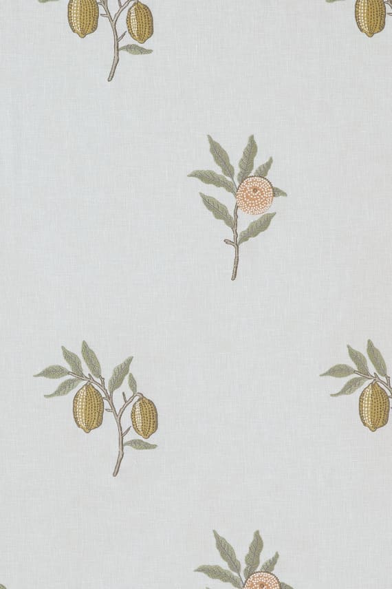 FRUIT EMBROIDERY vihreä